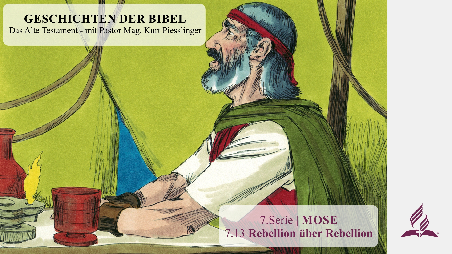 GESCHICHTEN DER BIBEL: 7.13 Rebellion über Rebellion – 7.MOSE | Pastor Mag. Kurt Piesslinger