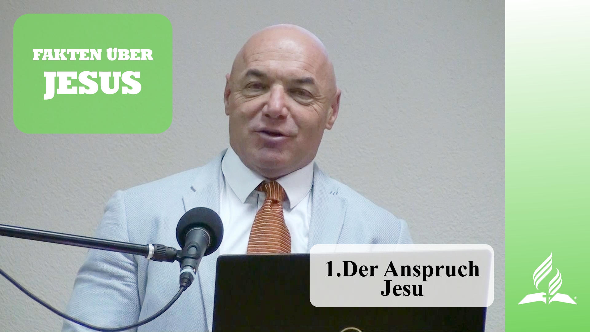 1.Der Anspruch Jesu – FAKTEN ÜBER JESUS | Dr. med. univ. Klaus Gstirner