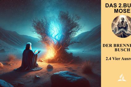 Lektion 2.Der brennende Busch | 2.4 Vier Ausreden | DAS 2. BUCH MOSE | LEBENDIGES GLAUBENSLEBEN