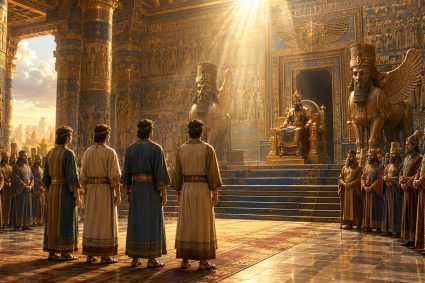 👑 VON BABYLON ZUM EWIGEN REICH | Kap.1 – 🌟Miniserie 3: 📖 Weisheit von oben | 👑 Gedicht 3 – Vor dem König