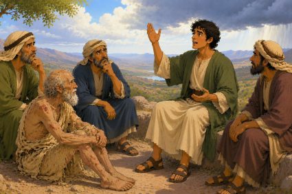 🧒📚 Bibelgeschichten zum Staunen | 01.08.2026 | 🌿 Hiob | 🌩️Kap.36 – Elihu spricht weiter von Gottes Größe