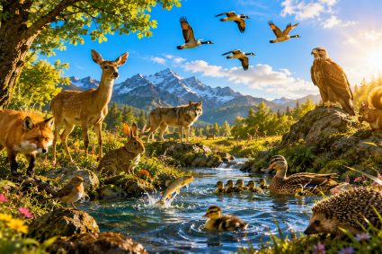 🌿 SPUREN DER SCHÖPFUNG | 🧠 4.1 Wissen ohne Bücher – Instinkt als Lebensgrundlage | 🦌 4.Serie: Die Weisheit im Tierreich
