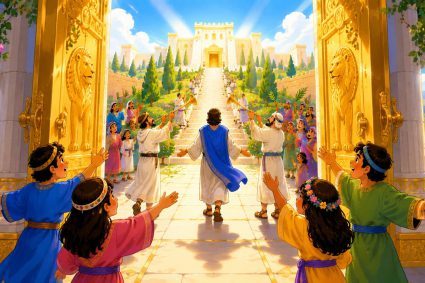 🧒📚 Bibelgeschichten zum Staunen | 31.08.2026 | 🎻 Psalmen |🚪Kap.24 – Der König der Herrlichkeit zieht ein