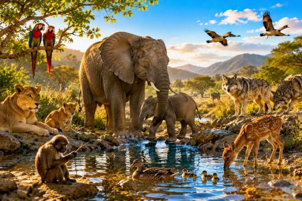 🌿 SPUREN DER SCHÖPFUNG | 🧑‍🏫 4.3 Lehren ohne Worte – Wie Tiere voneinander lernen | 🦌 4.Serie: Die Weisheit im Tierreich